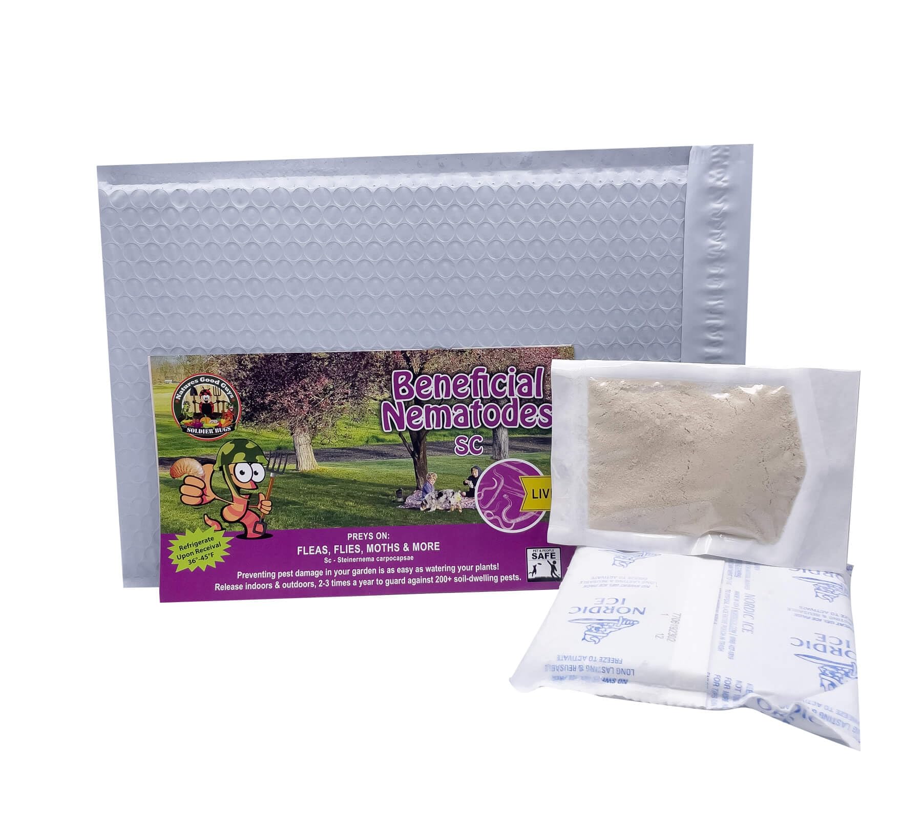 Natures Good Guys - Beneficial Nematodes Steinernema Carpocapsae - SC (5 Million)