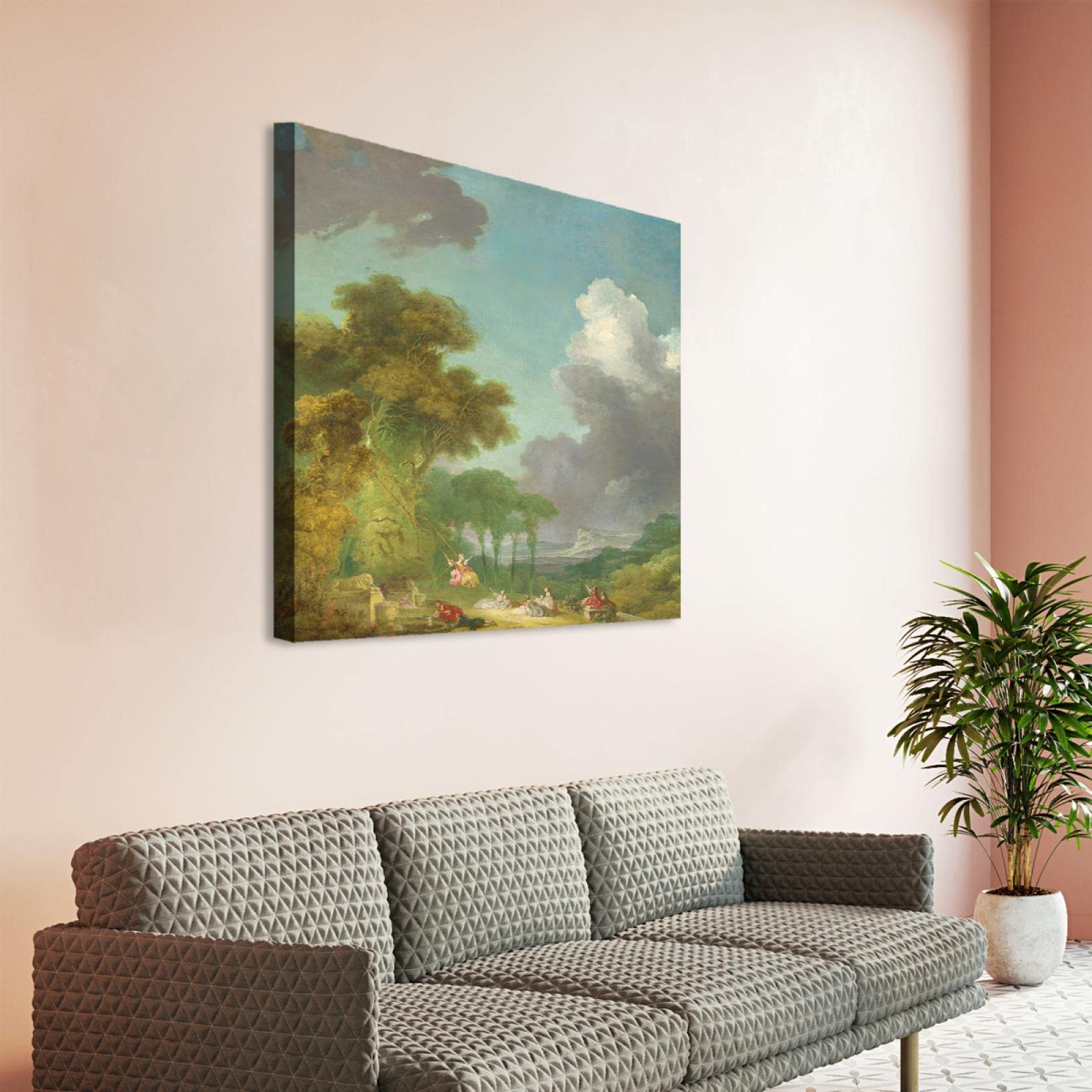 Amazon.co.jp: Jean Honore Fragonard Rococo Art The Swing 美的