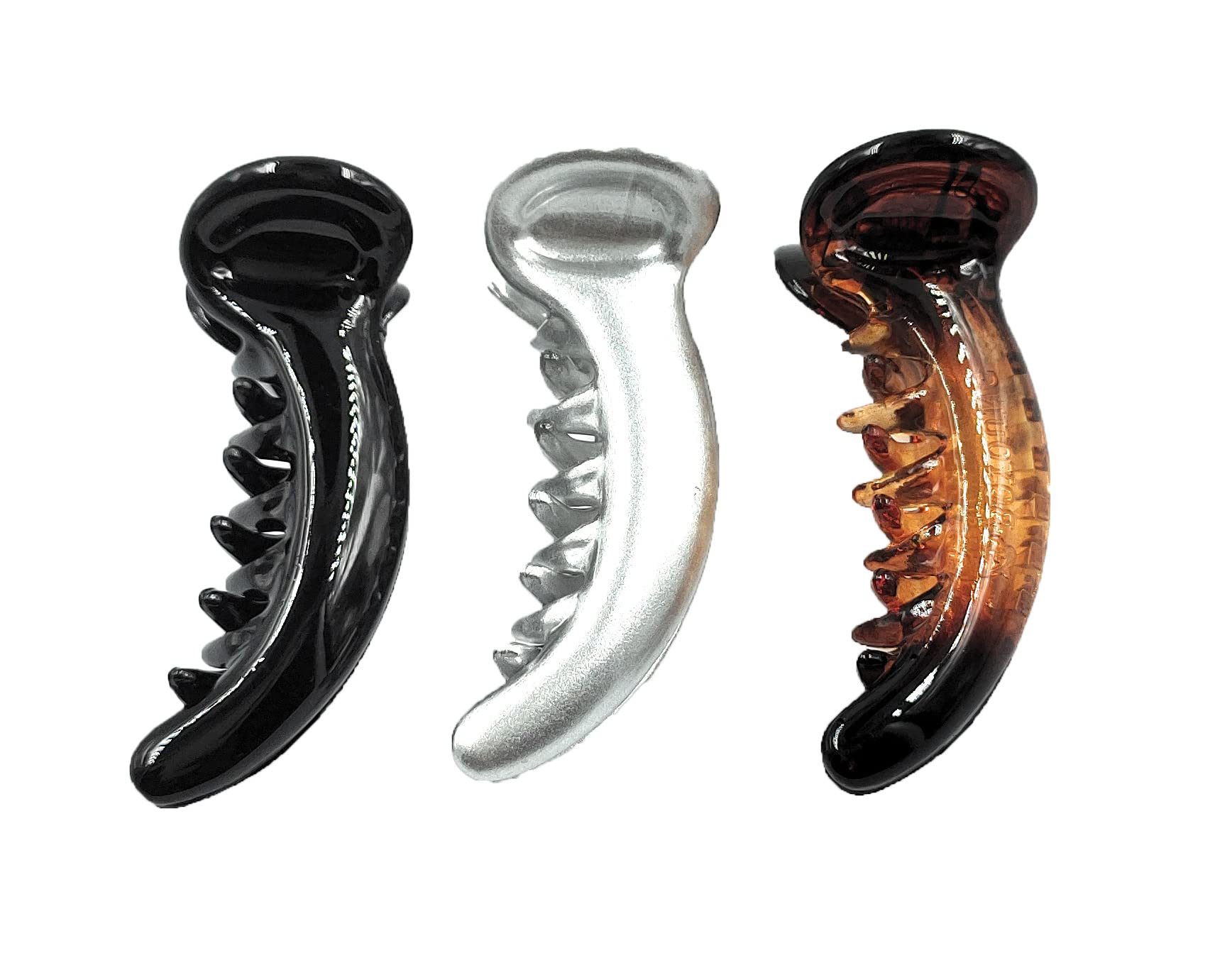 FAIRYTALE Dolphin Clips SMALL Size Women Hair Accessories Korean Hair Accessories Banana Clips For Hair Stylish Hair Self Lock Hair Clutches. Pack Of 3.