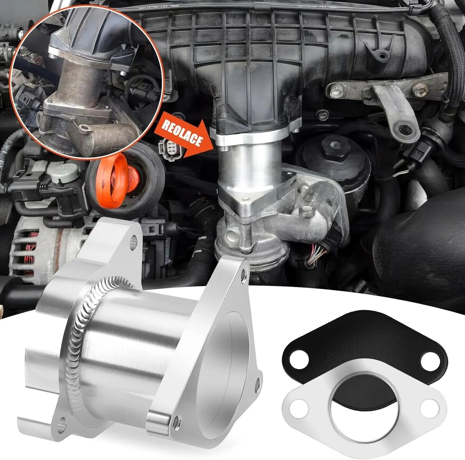 Valvola Ricircolo Gas Scarico Kit Tubo Ricambio Per Gruppo Valvola EGR Per Auto Per TT Per A3 Per A4 Per A5 Per A6 Per Q5 Valvole EGR