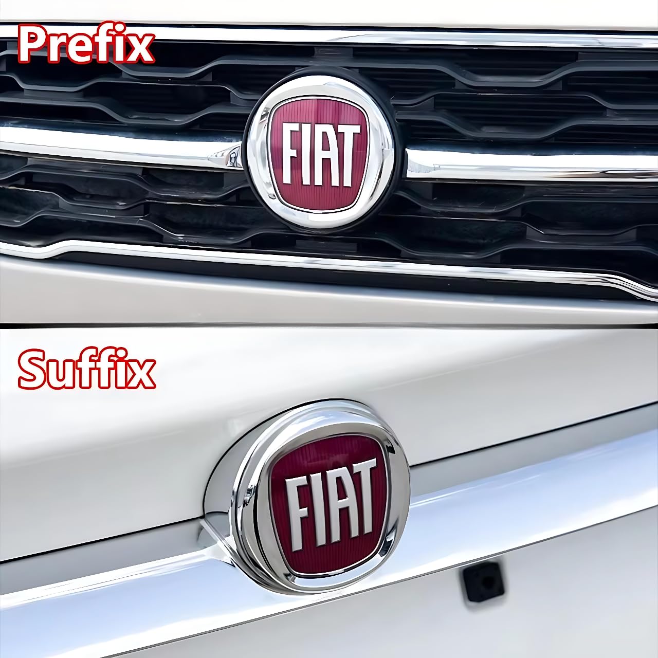 Stemma Fiat 500 Set Di Emblemi Elegante Per Auto Compatibile Con La Fiat  500e Fiat Tipo, image size:1280x1280
