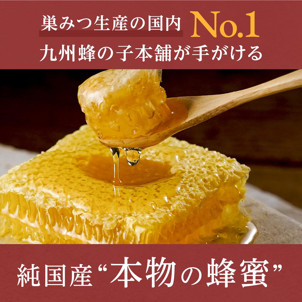 Amazon | 九州蜂の子本舗 野山みつ 500g ハチミツ 国産100% 非加熱