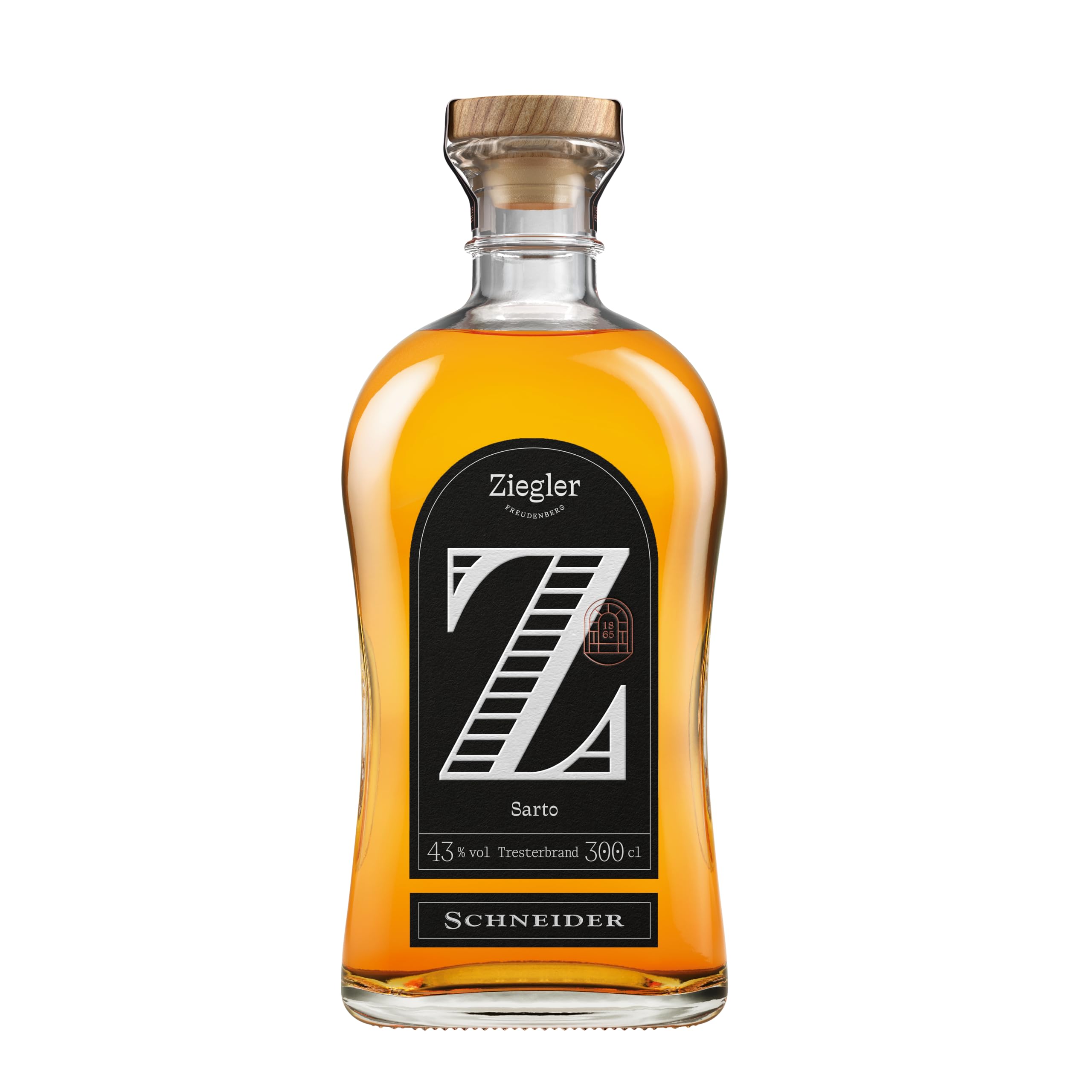 Ziegler Sarto Tresterbrand 43 Prozent (1x 0,5l) – Feiner Tresterbrand mit harmonischer Fruchtigkeit und intensiven Aromen