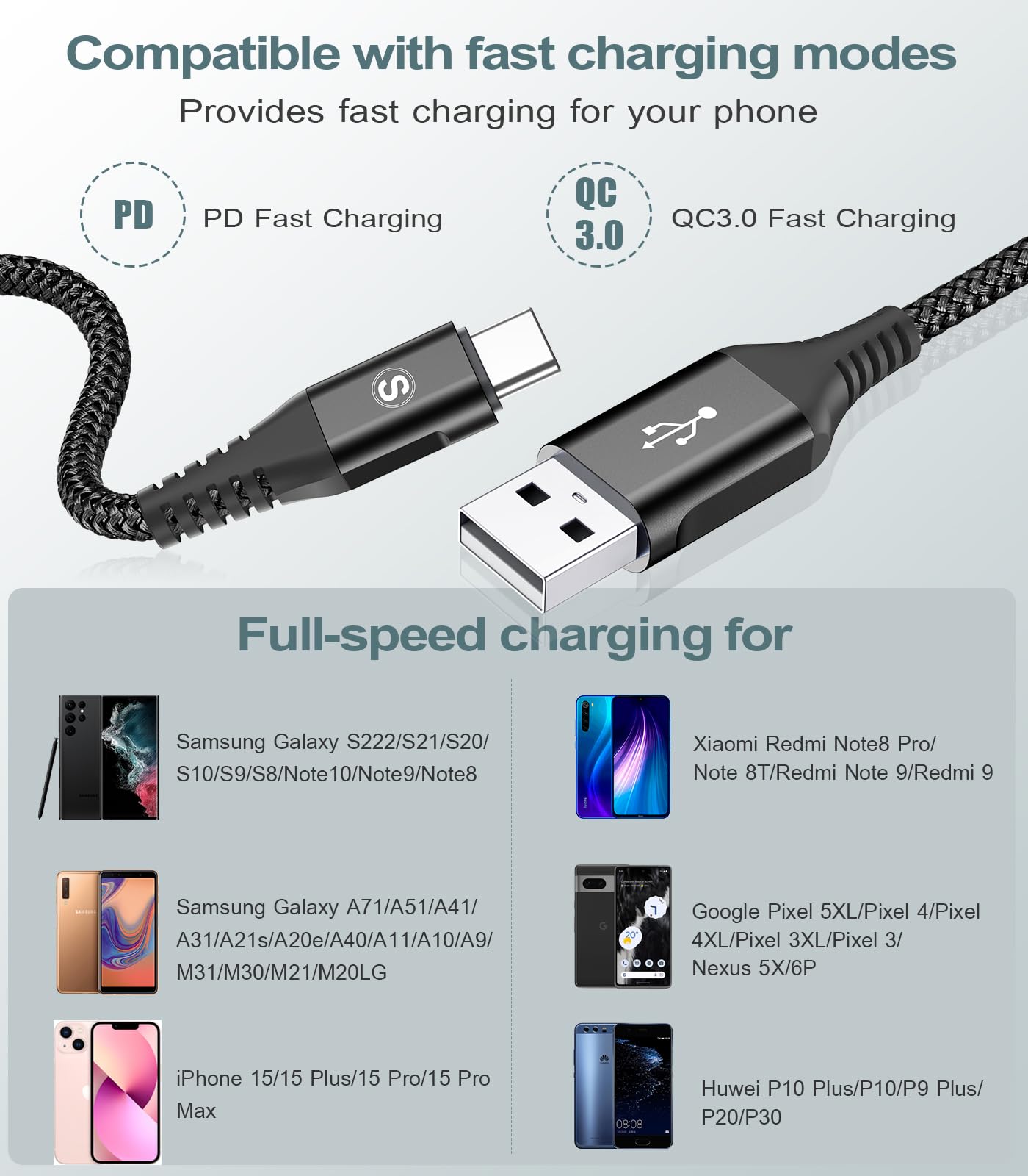 Primewire Cavo Da USB-C 3.1 A USB C Gen 2 / Cavo Di Ricarica Cavo Dati Per Smartphone E Tablet 1 M Usb  10202961 - Foto 9