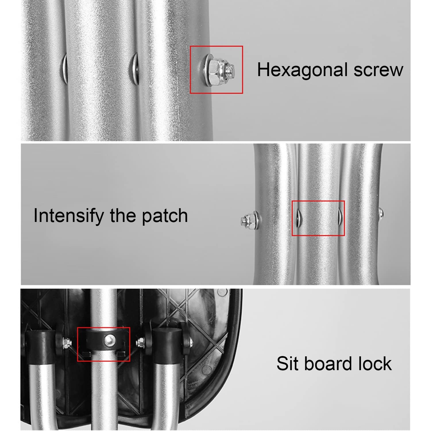 Bastón para Caminar con Asiento, Silla con muletas Plegable portátil con luz LED, Bastones de Aluminio de Altura Ajustable para Personas Mayores