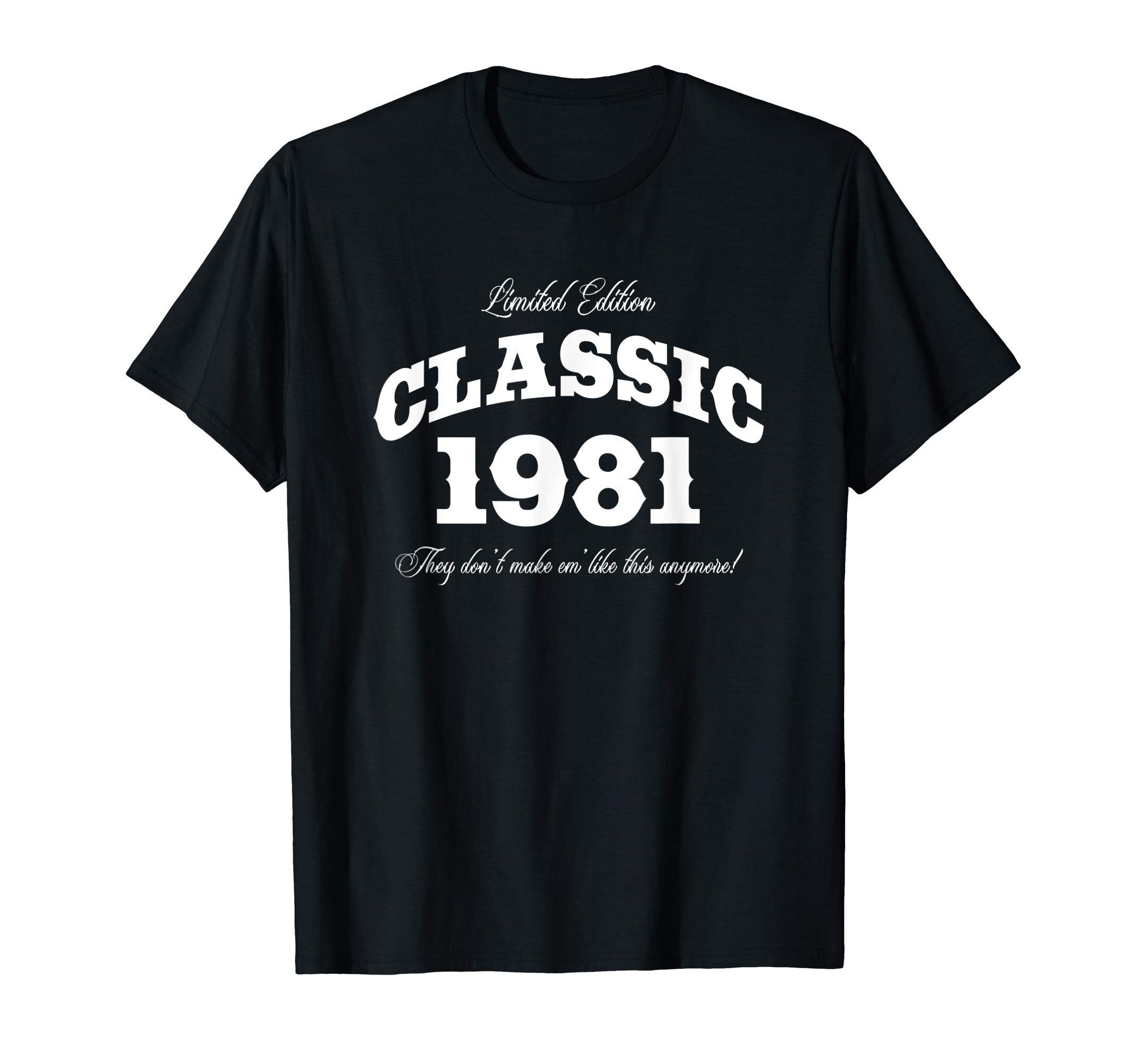 43 Year Old Vintage Classic Car 1981 43rd Birthday T-Shirt