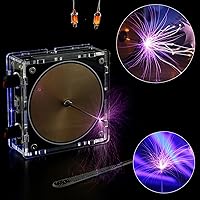 Vista 4 de Bobina musical Tesla, bobina de Tesla con Bluetooth, generador de arco de chispa artificial táctil, modelo de experimento de transmisión Estándar