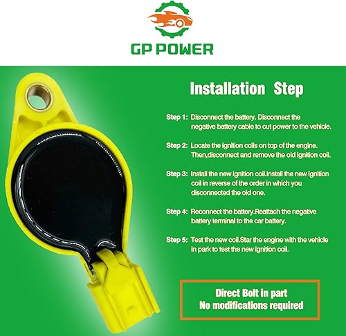 Miniatura 7 de BOBINA DE ENCENDIDO DG507 FD505 UF621 JUEGO DE 4 CONPAITBLE CON FORD Escape Focus C-Max Escape Fusion Transit Connect Mazda 3 6 Mercury Mariner