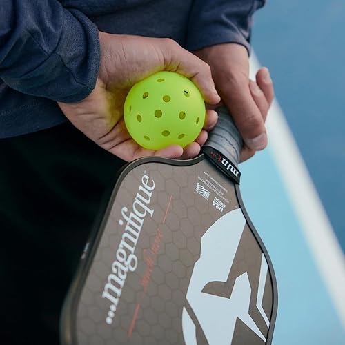 Miniatura 5 de Pelotas de pickleball para exteriores, paquete múltiple, diseño duradero de 40 agujeros sin costuras, pelotas de pickleball profesionales para