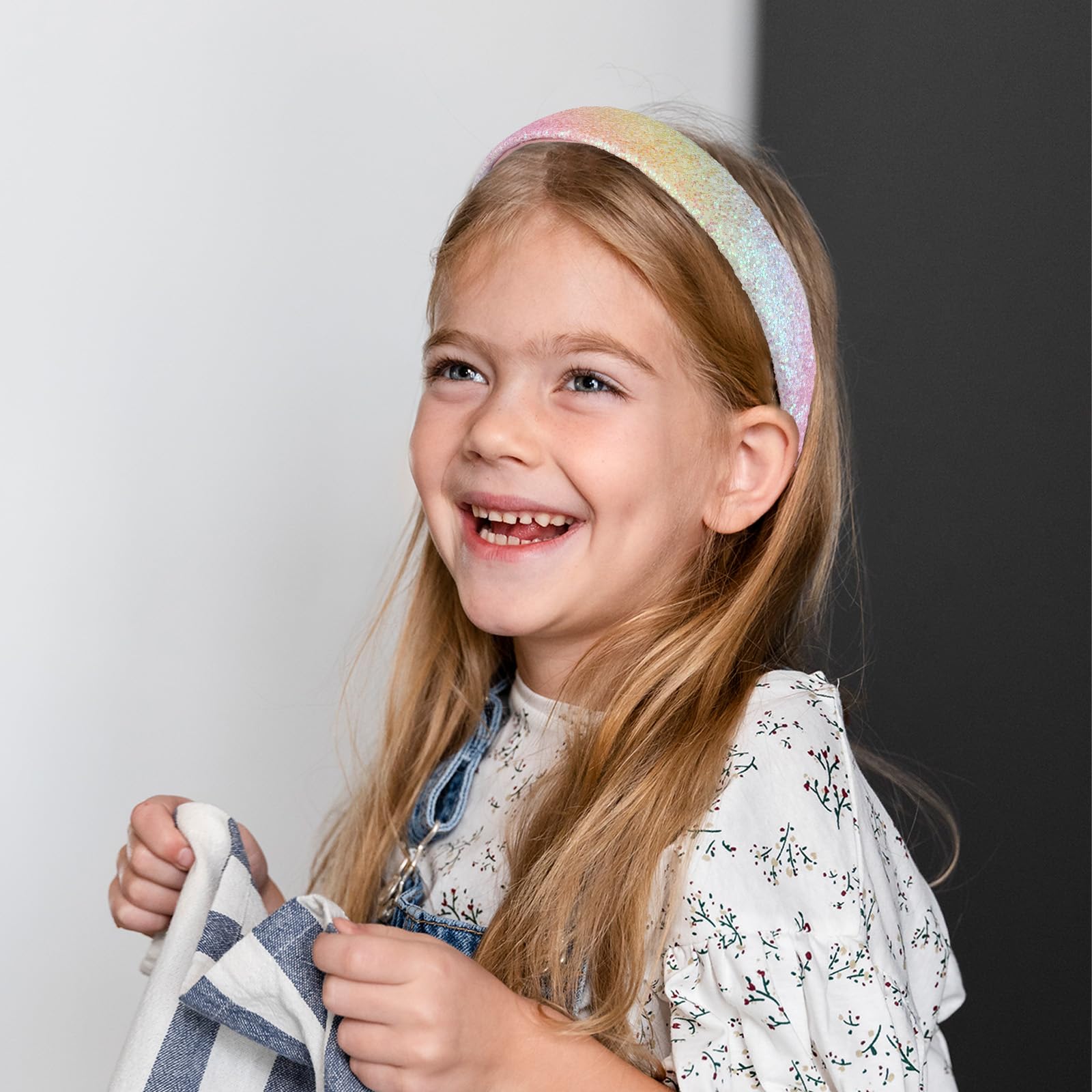 Pailletten haarband roze – Schmink Specialist