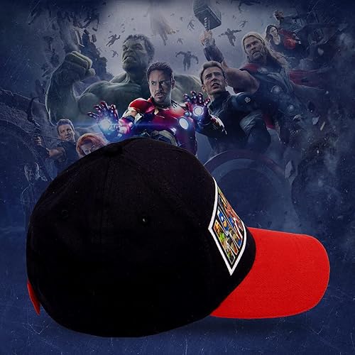 Miniatura 4 de Marvel Legends Capitán América, Ironman, Avengers, Hulk Gorra de Béisbol para Niños Sombrero de Los Vengadores para Jóvenes de 5 a 14 Años