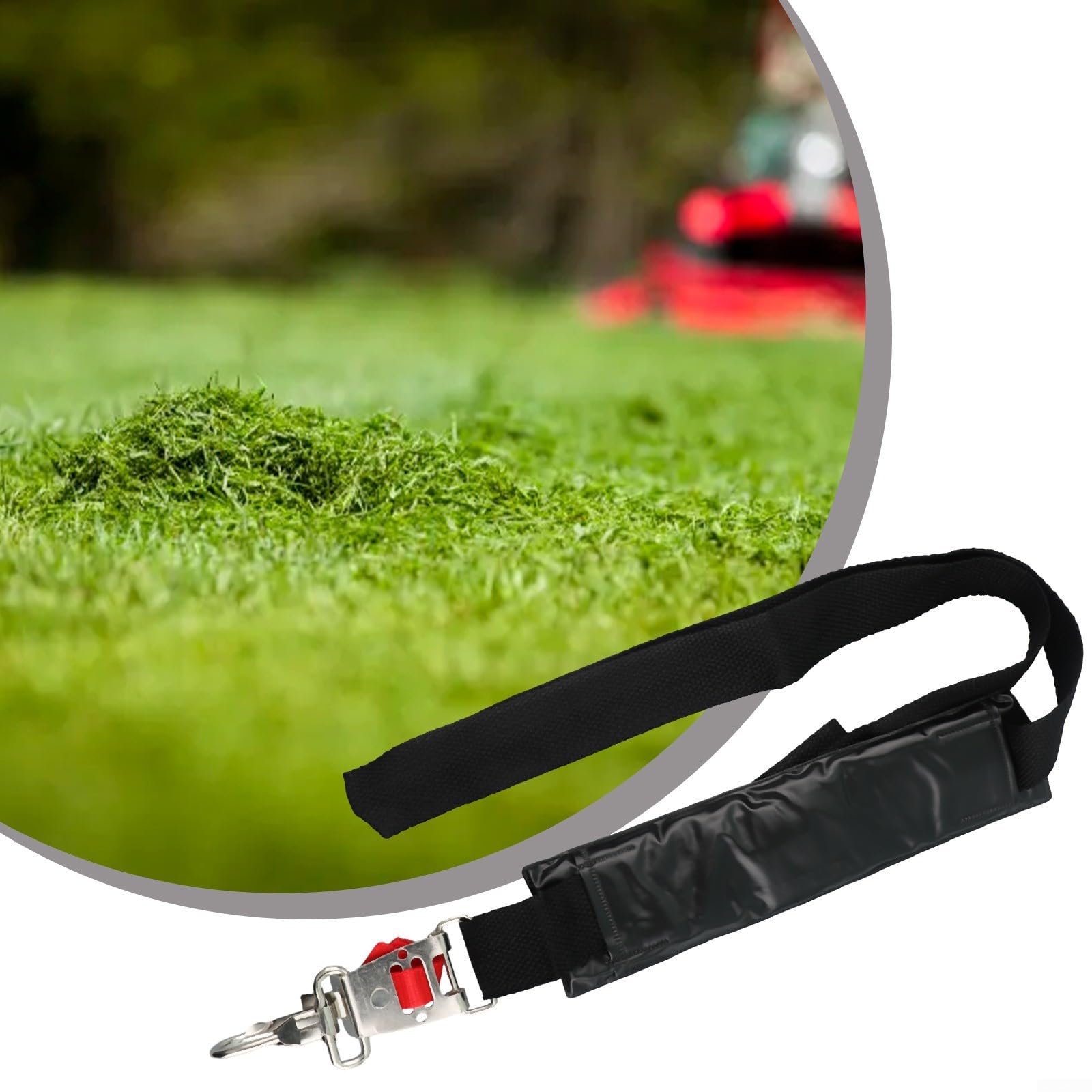 Correas de hombro ajustables, arnés único resistente, con hebilla de liberación rápida, para recortadora de hierba, accesorios de piezas de desbrozadora
