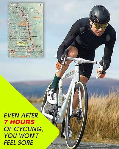 Miniatura 6 de Tanluhu Guantes de Ciclismo - Guantes de Bicicleta de Montaña de Medio Dedo para Carretera, Transpirables, Absorben Impactos, para Hombres y Mujeres