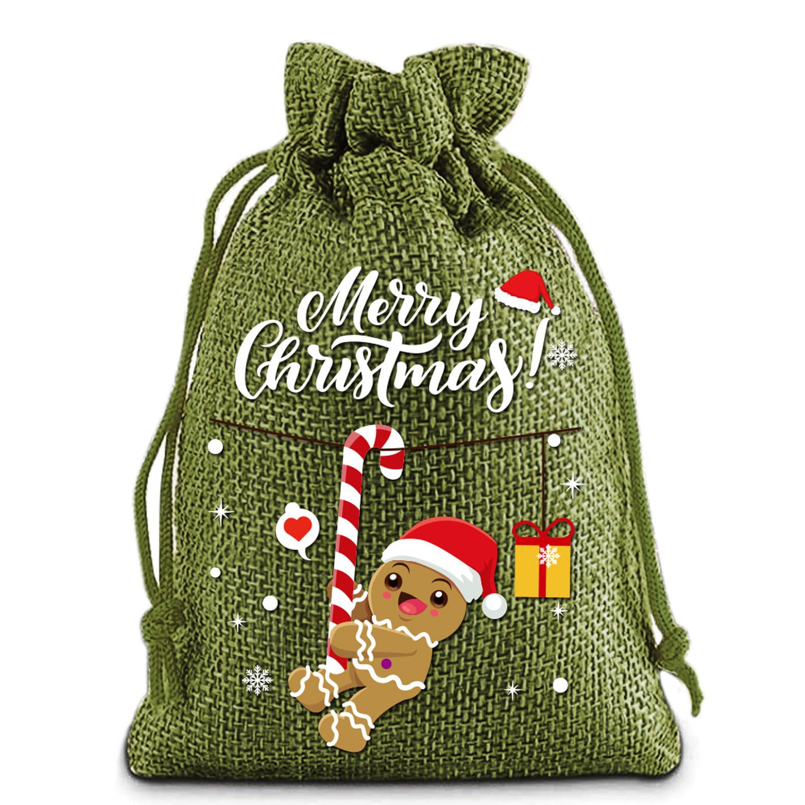VDLLQYN, 12 bolsas dulces for regalos de fiesta navideña, perfectas for Navidad, dulces y muchos más ，Bolsas de caramelos(12 Pieces (3 Color Grid*4),10 * 15cm)