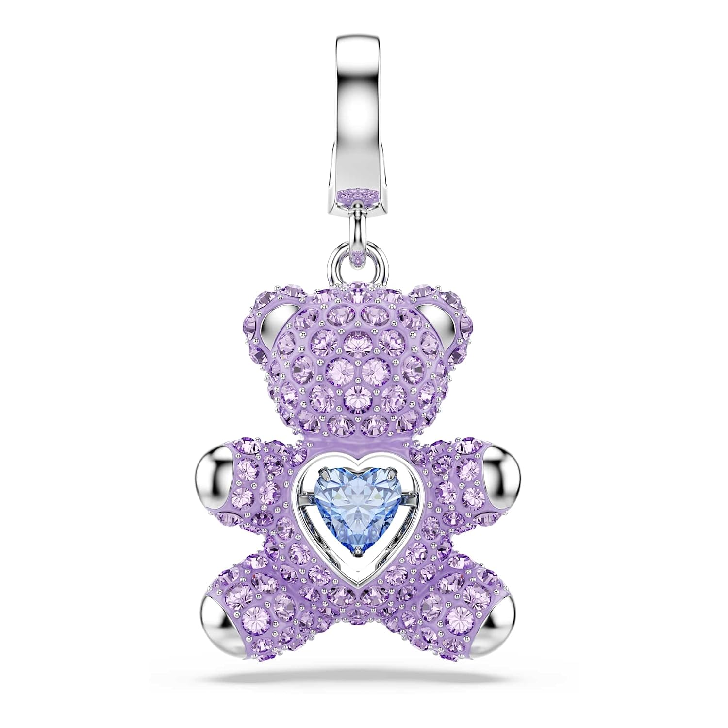 Swarovski Idyllia charm, Mixed cuts, Teddy, Purple, Rhodium plated - Review, Price and Buying Guide