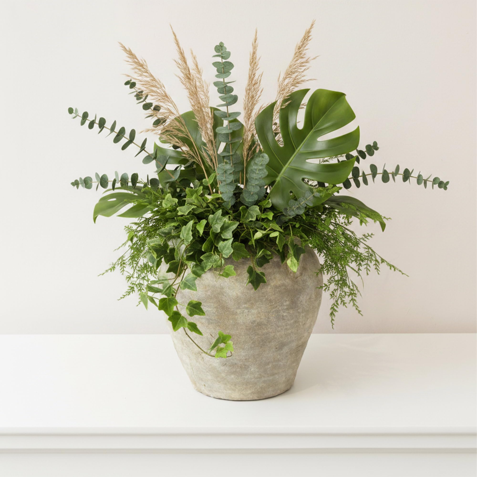Rustic Glazed Dora Jug Vase - 19cm