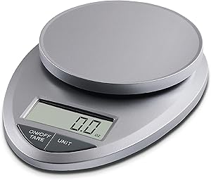 Eat Smart ESKS-01 Precision Pro Digital Kitchen Scale, Silver