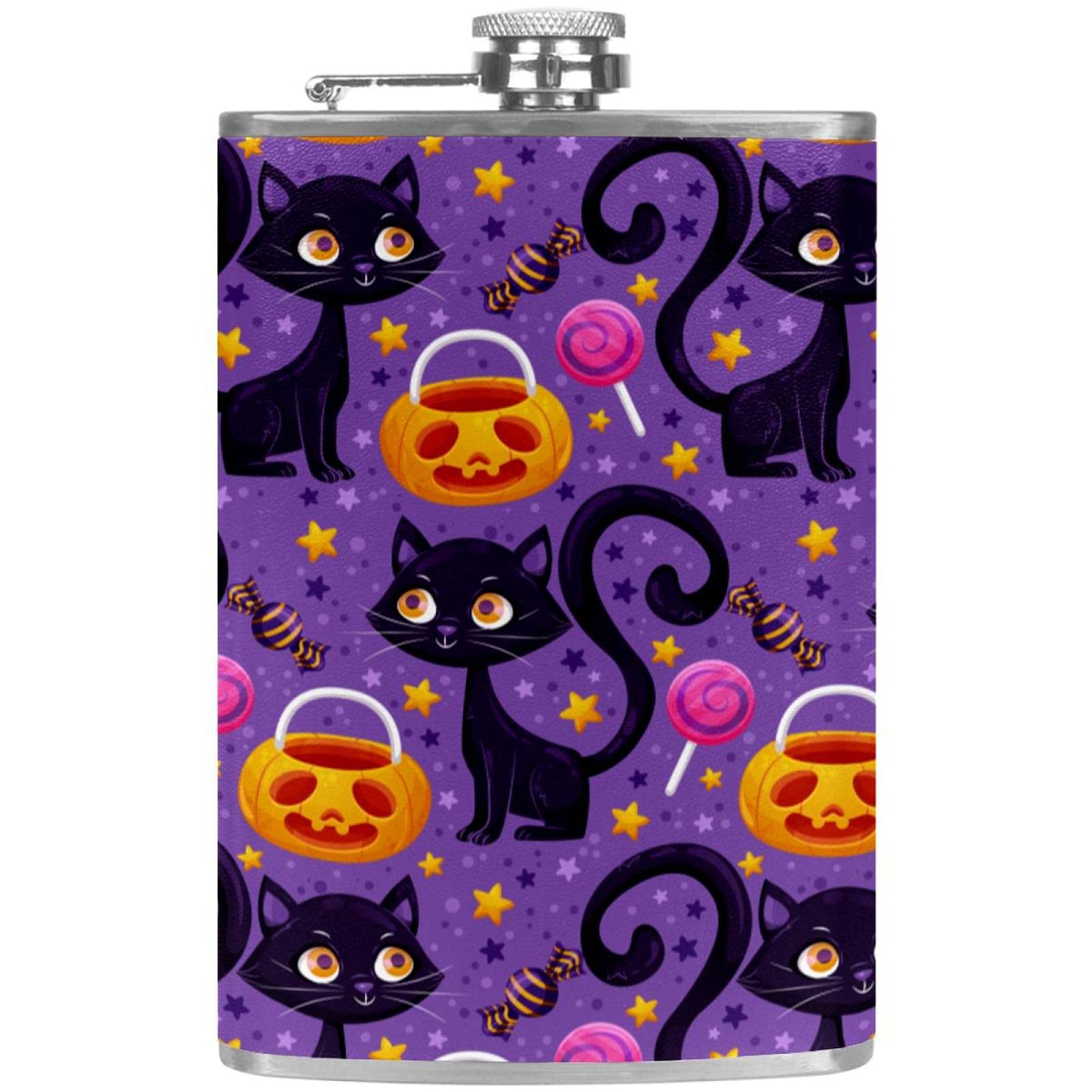 Flasque pour liqueur avec entonnoir de camping bouteille de vin halloween et bar