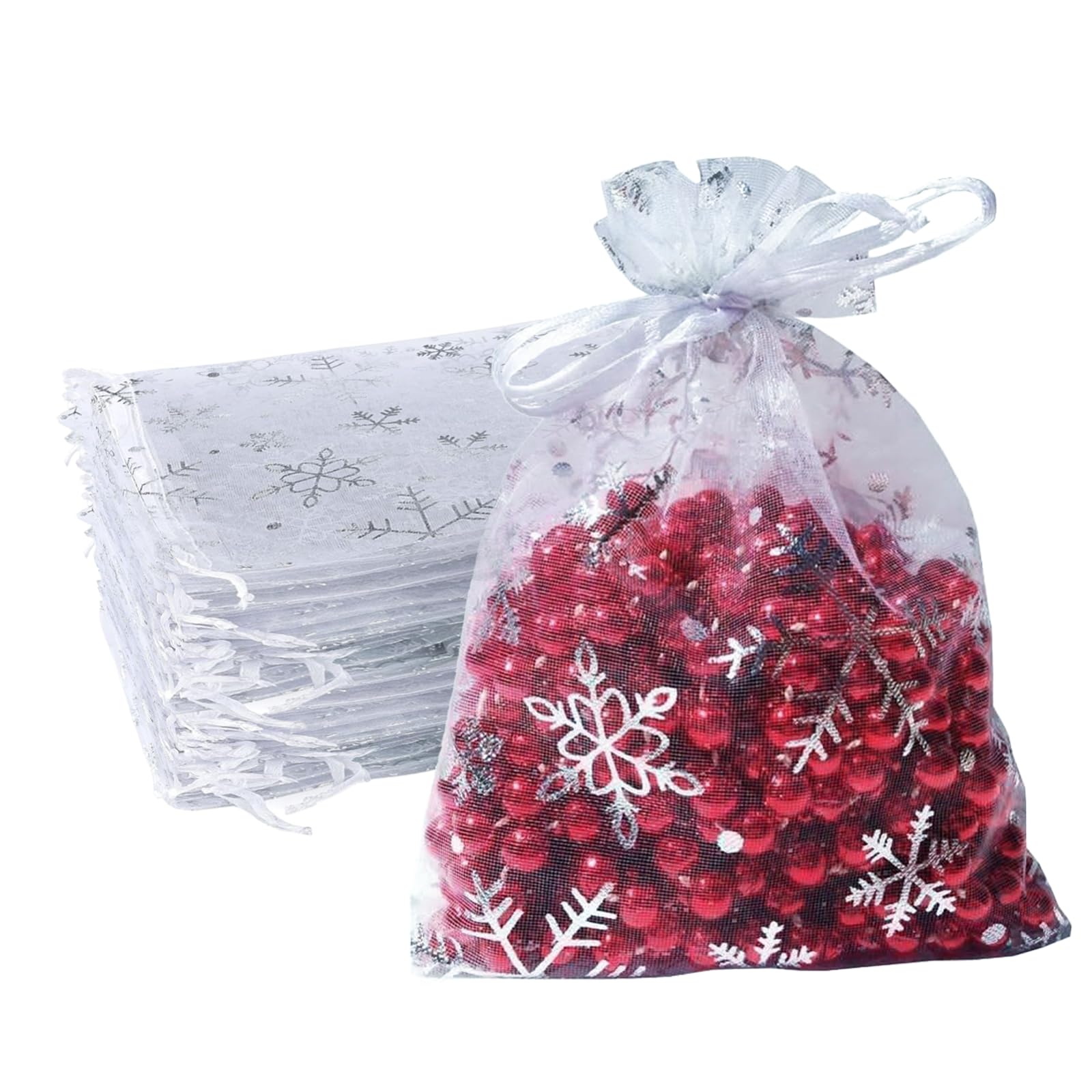 YFZYT Lot De 100 Sacs Cadeaux En Organza Pour Bijoux, Poche Pour