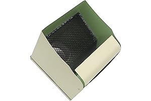 Heavy-Duty Aluminum Downspout Leaf Filter for 2x3 Downspouts | Prevents Clogs | Classic Cream