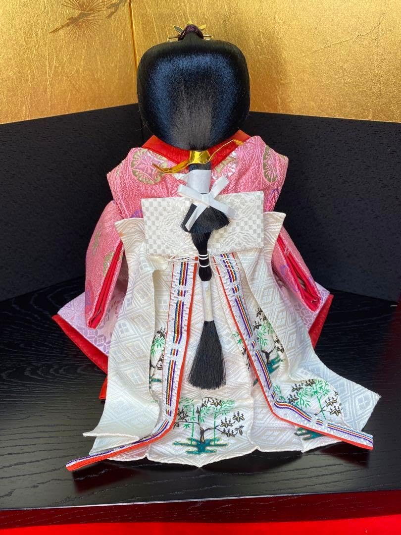 雛人形 まほろば 一刀彫 高橋勇二美品。奈良一刀彫 立雛 雛人形