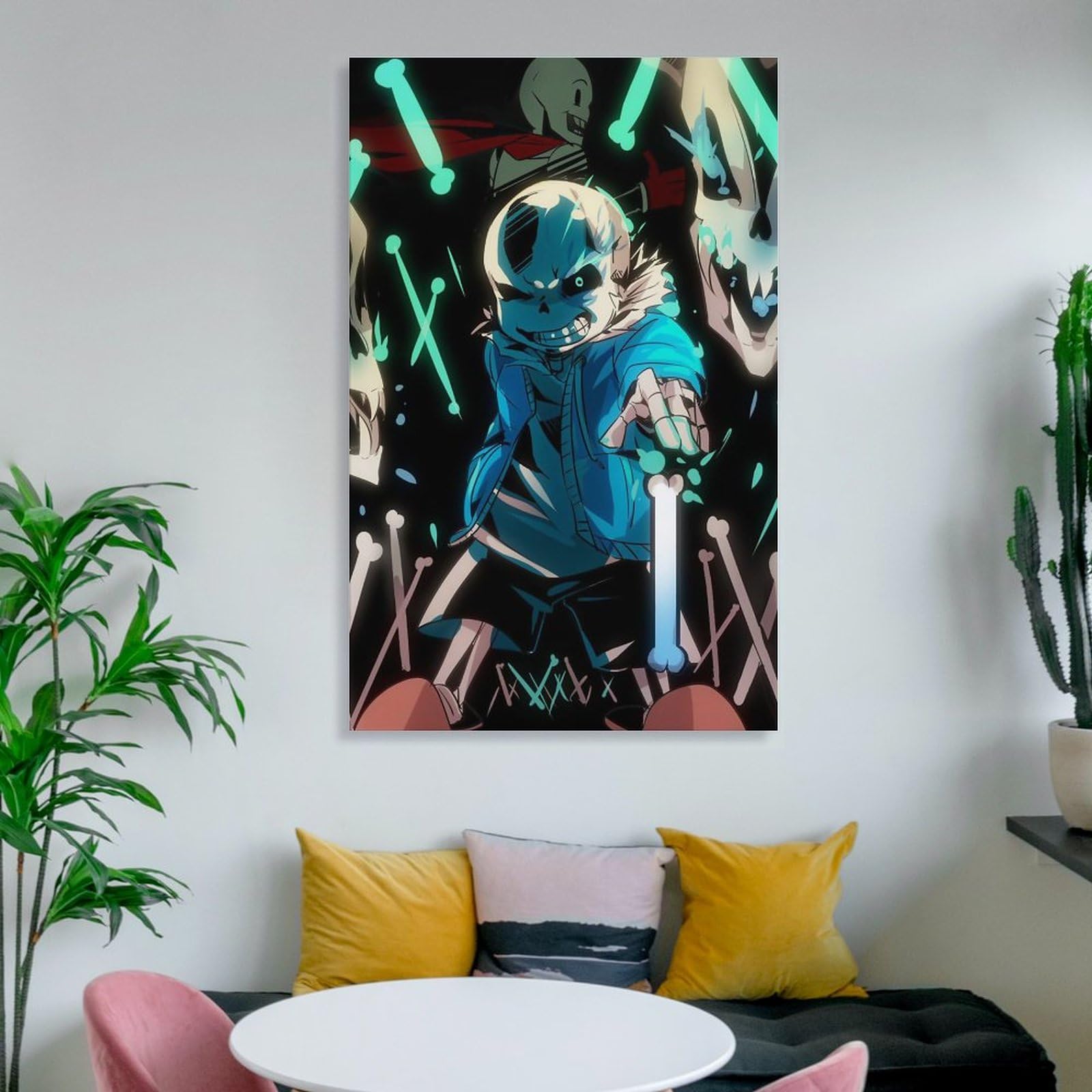 Amazon.co.jp: アートパネル 背景絵画 アンダーテール サンズ
