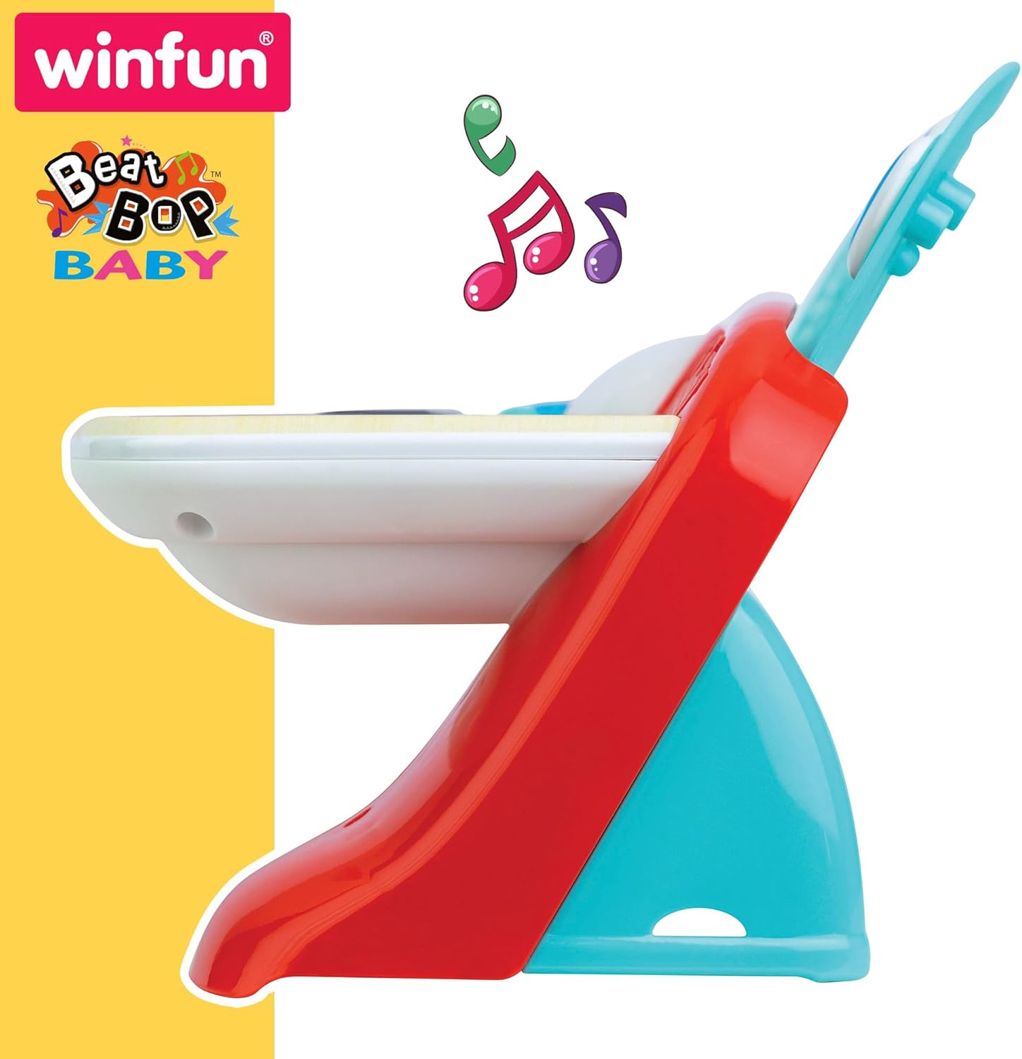 Winfun Children's Piano, Toys with Baby Music, Includes Sheet Music, Light and Sound, Touch Buttons, Musical Toy, Baby Gifts 1 Year, 47258