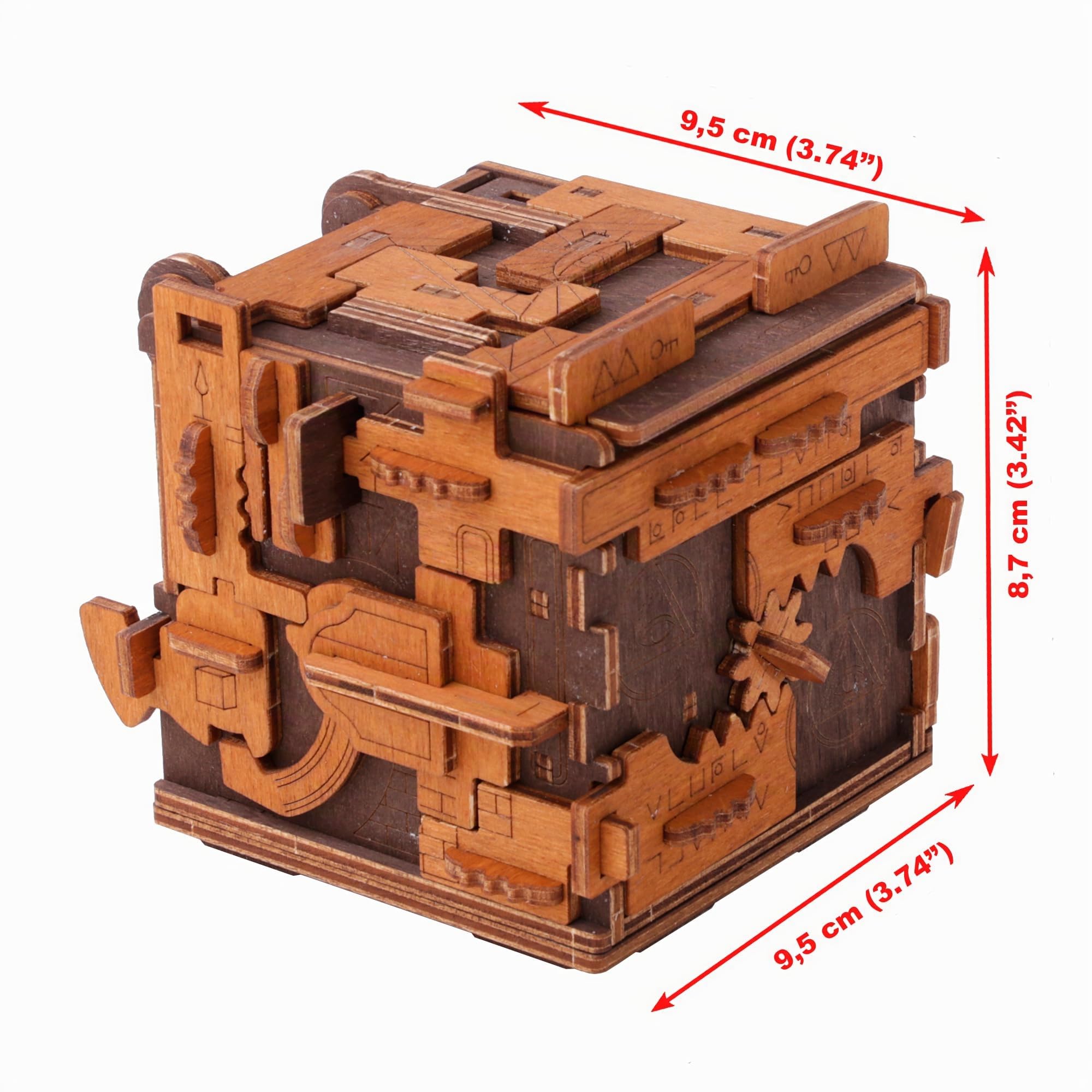 WOODEN.CITY Puzzle 3D Boîte en Bois - Jeux De Société, Maquette Adulte À Construire, Escape Game, Boîte Mystère Casse-Tête Difficile, Jeu De Societe en Bois pour Adultes