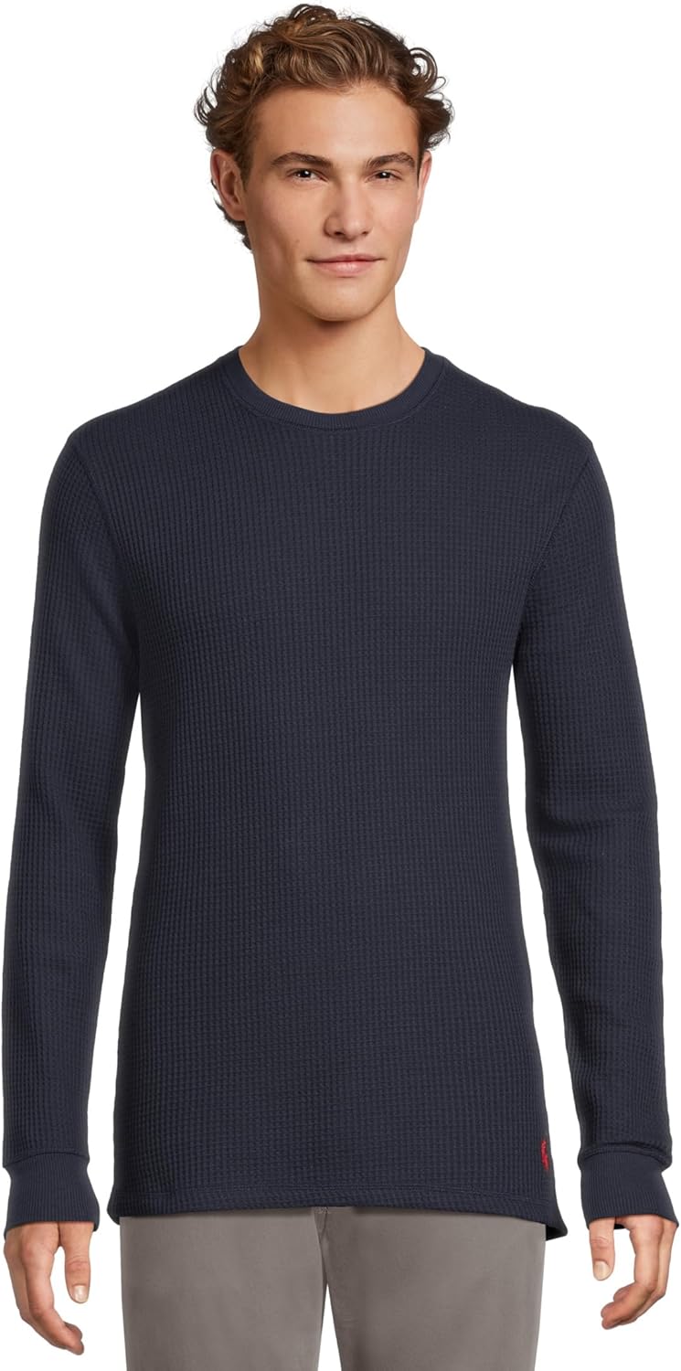 Polo Ralph Lauren Men's Thermal Long Sleeve Crew Hanging