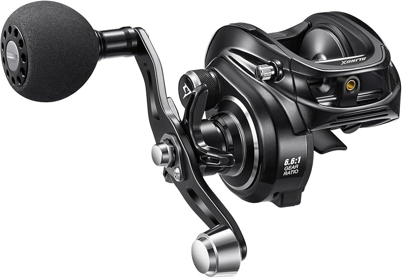 Piscifun Alinox 300 Baitcasting Reel, 33LB Drag, Aluminum Frame | Freshwater saltwater, 6.6/8.1 ratios, smooth casting, low-profile body