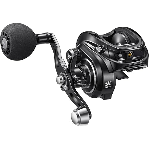 Piscifun Alinox 300 Baitcasting Reel, 33LB Drag, Aluminum Frame | Freshwater saltwater, 6.6/8.1 ratios, smooth casting, low-profile body
