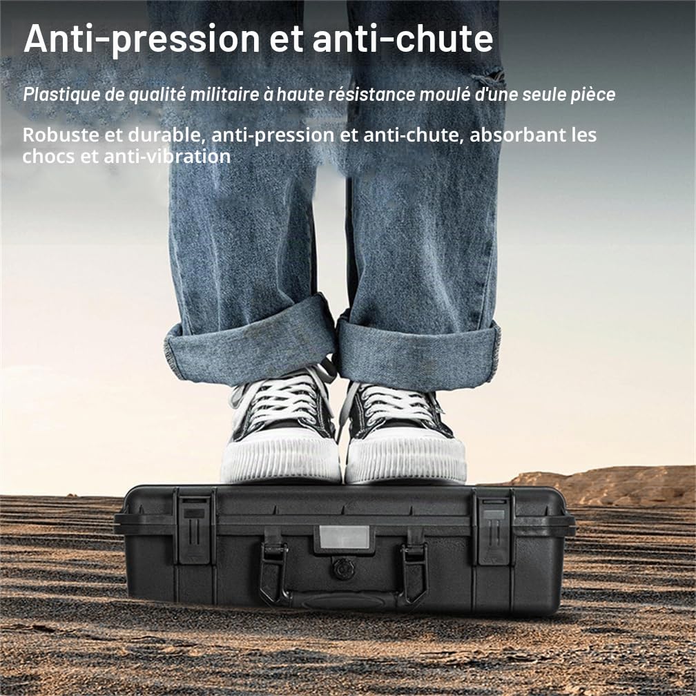 LiLiTok étui de transport rigide pour MSI Claw A1M, résistant aux chocs, portable pour accessoires de console, Noir