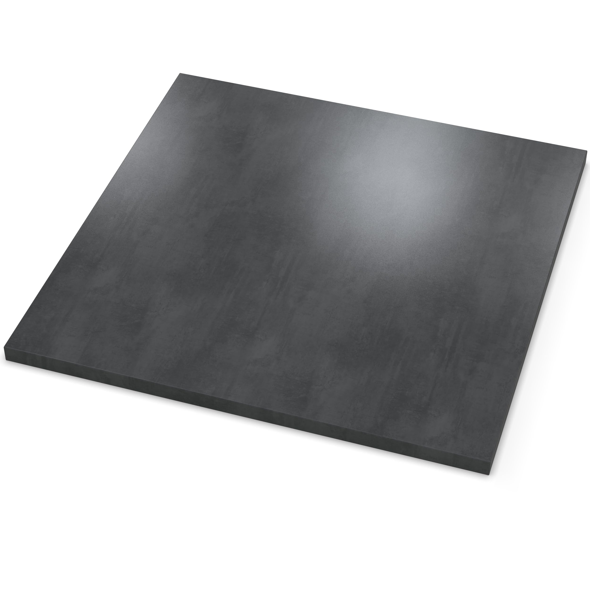 AUPROTEC Tischplatte 19mm Beton Infinity 1000 mm x 500 mm Holzplatte Dekor Spanplatte mit 2mm ABS Kante Auswahl: 100x50 cm