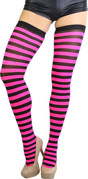 pink thigh highs