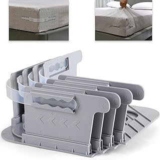 Lock Bed Sheet Holders for Corners - Bed Sheet Holder Straps Fit for All Mattress Types, Fitted Sheet Holders Keep Sheets ...