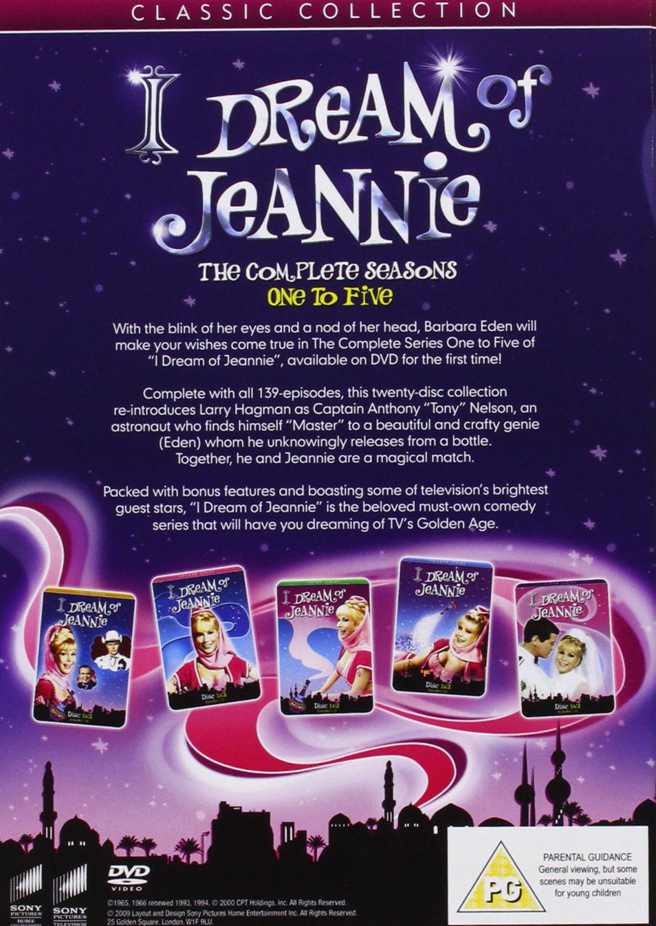 I Dream of Jeannie - The Complete Series 1-5 [DVD]