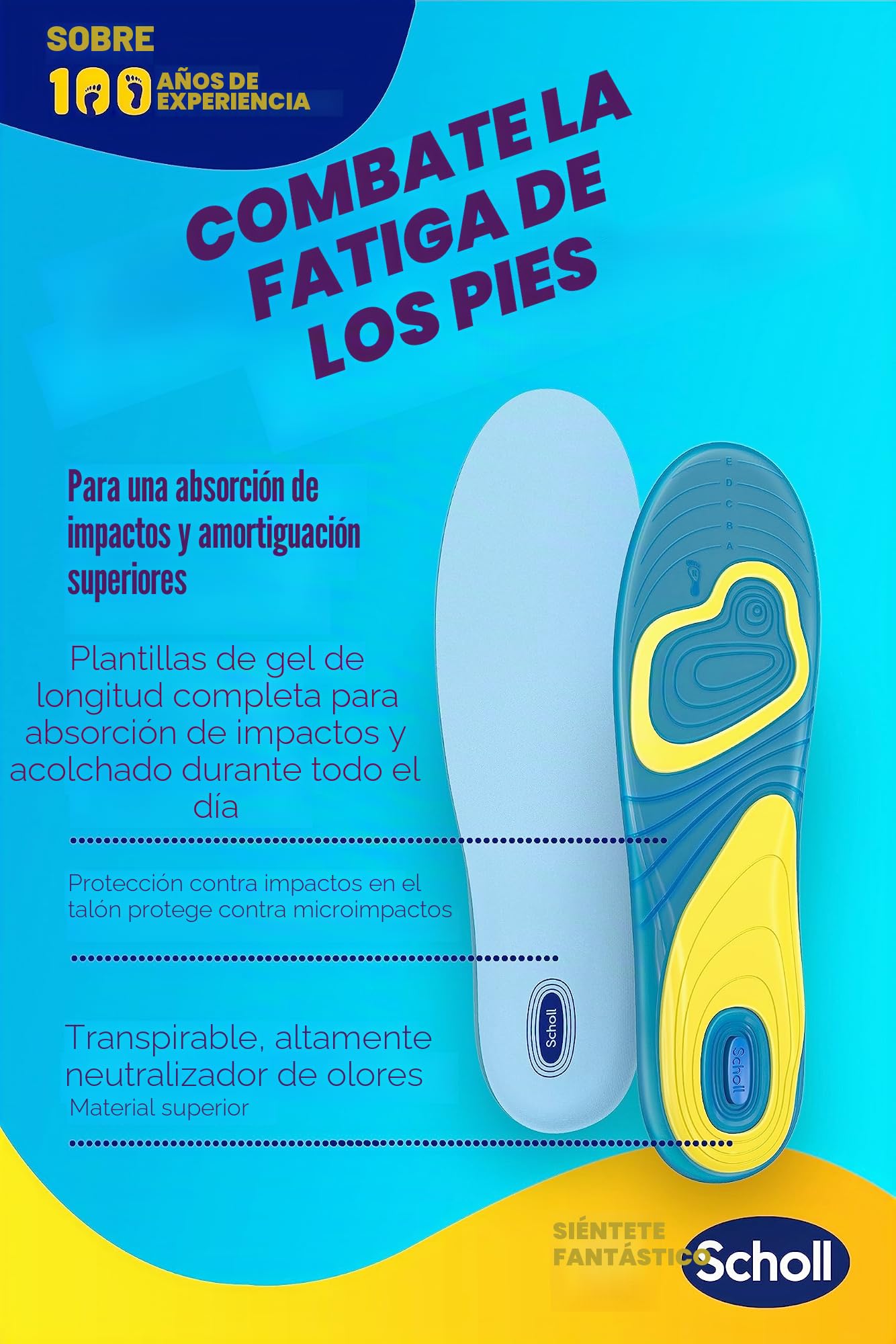 Plantilla para zapatos Scholl GelActiv Everyday