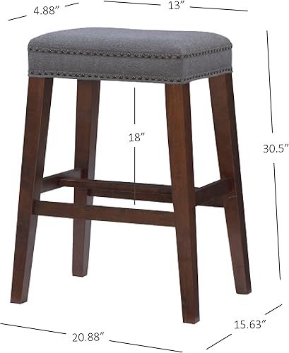 Miniatura 26 de Taburete de mostrador sin espalda con estampado de vaca marrón Harlow Linon Estampado de vaca café.,negro, (Black Cow Print),Gris