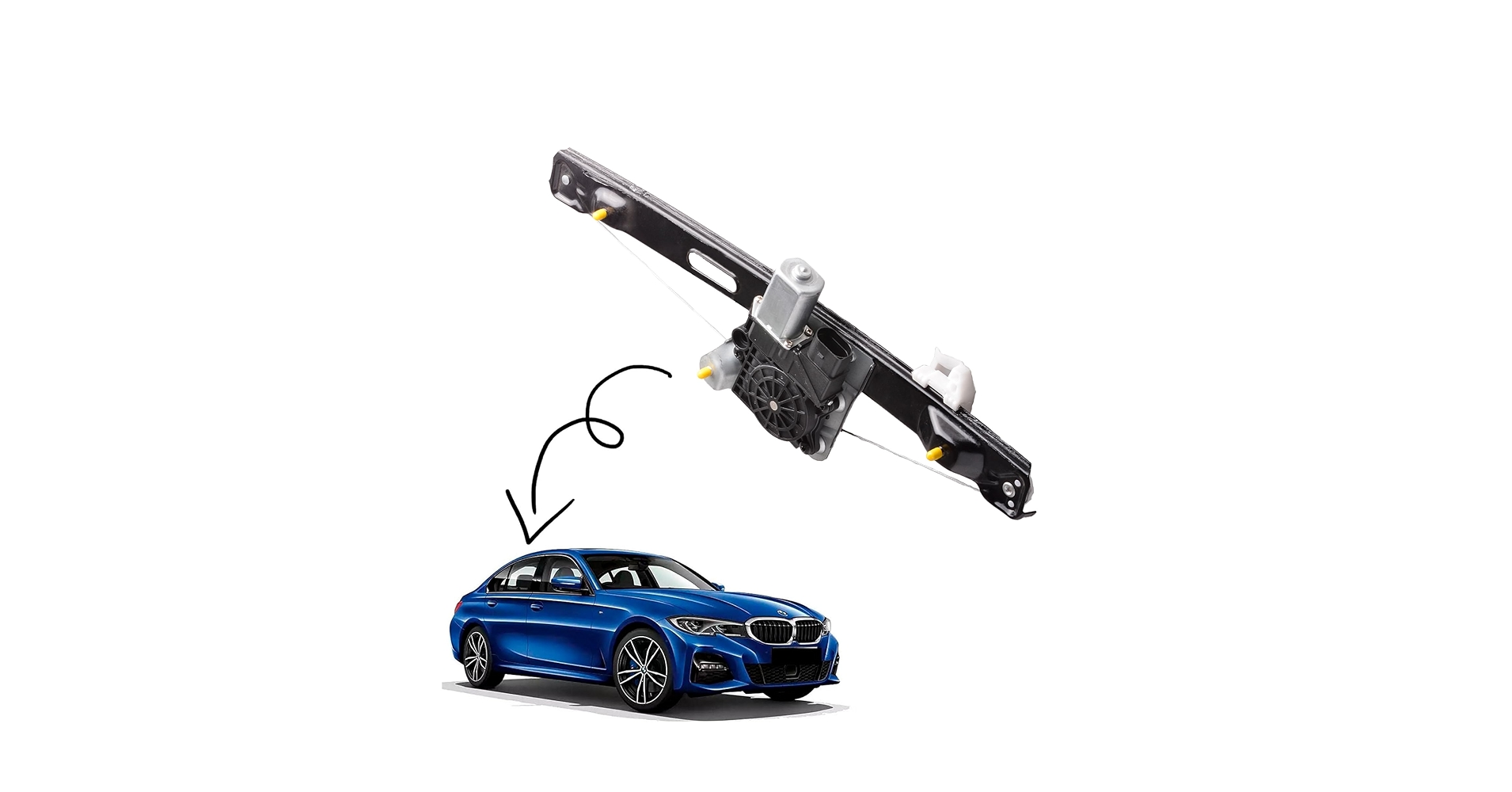 MINI R52 Rear Left Electric Window Regulator Genuine For Sale Online