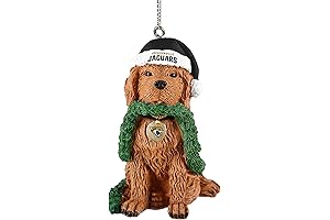 Jacksonville Jaguars Dog Holiday Ornament : Deck the Paws with Your Beloved Dog