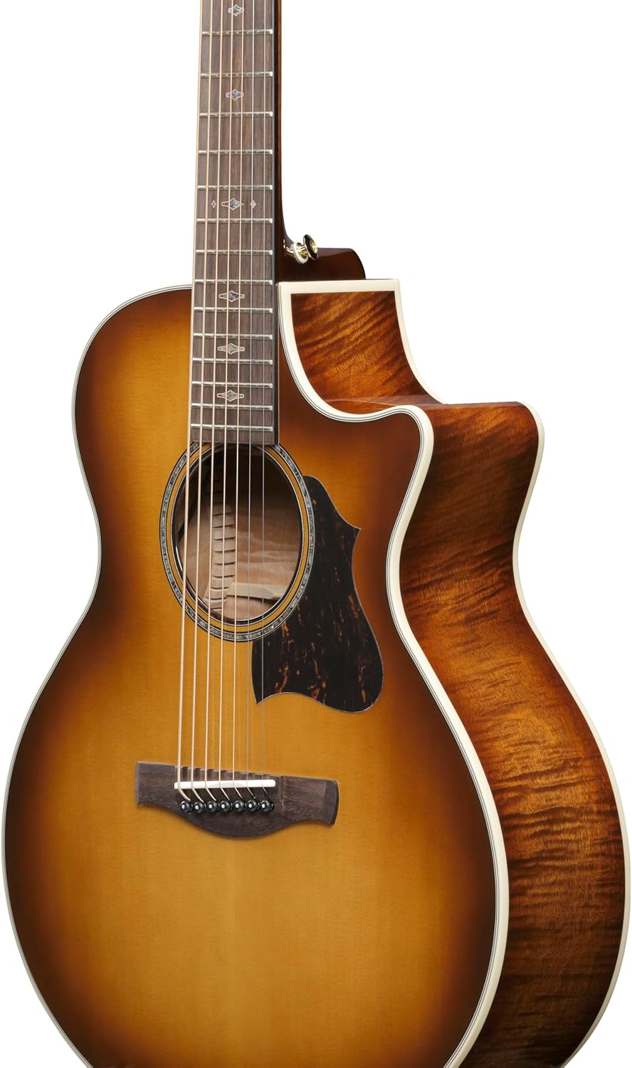 Ibanez AE3007FMH 7-string Acoustic-electric Guitar - Tobacco Edge Burst High Gloss