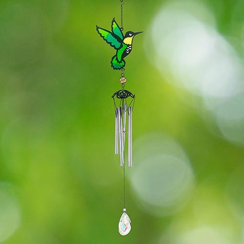 Miniatura 2 de Red Carpet Studios Campanilla de viento de jardín, colibrí
