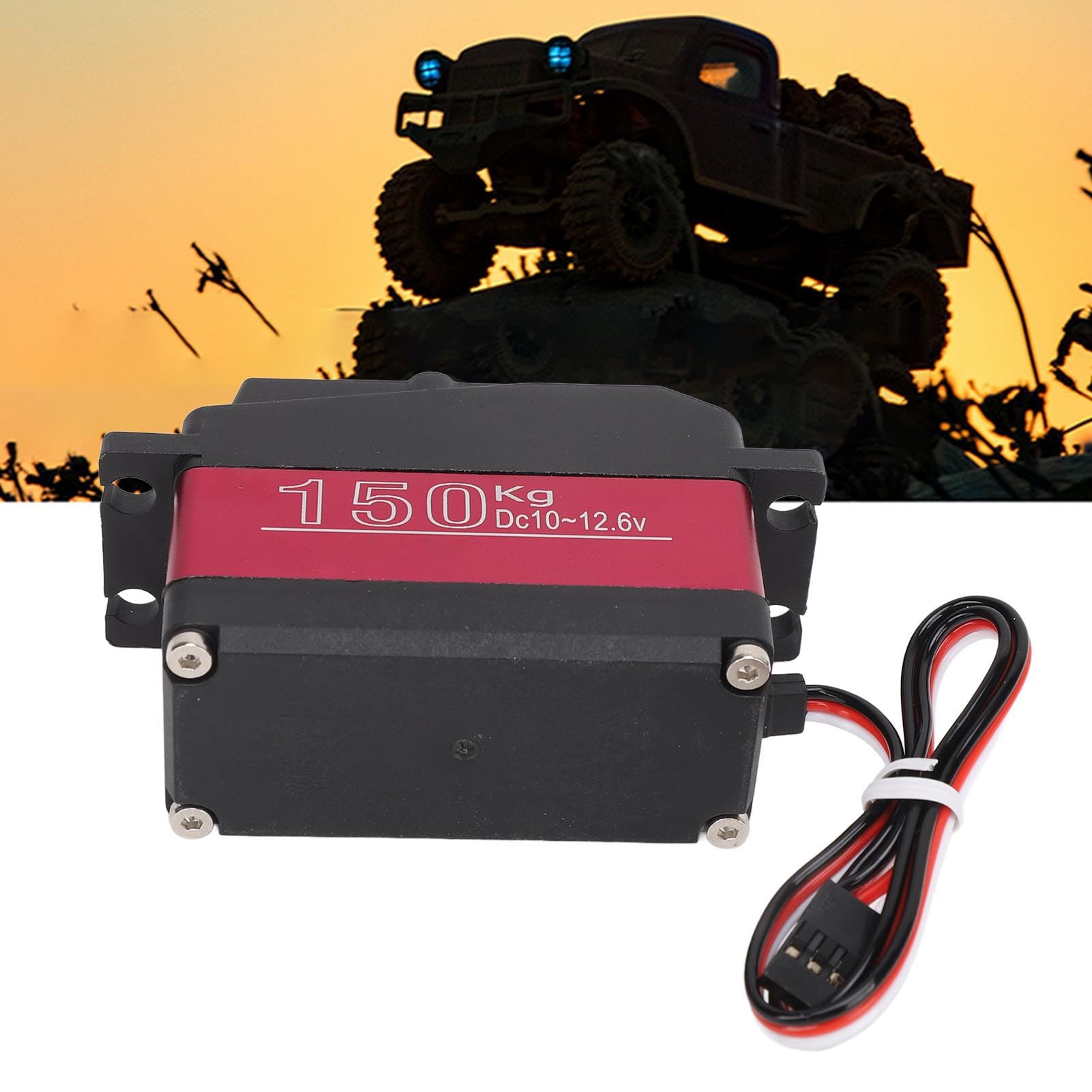 150 Kg DS51150 Digitales Servo IP66 Full Metal Gear RC -Servo mit 8T Aluminium -Oy -Arm für /5 RC -Autos und Robotik