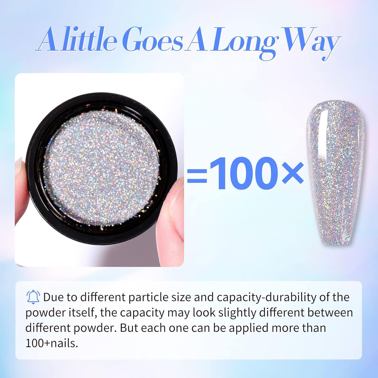 NAILWIND Colors Chrome Nail Powder Set, Gold, Silver,Red,Pink Reflective Glitter Metallic Mirror Effect for Nails Art Design 3D Holographic Silver Rose Gold Pigment 4 - Pcs set, - Image 7 thumbnail