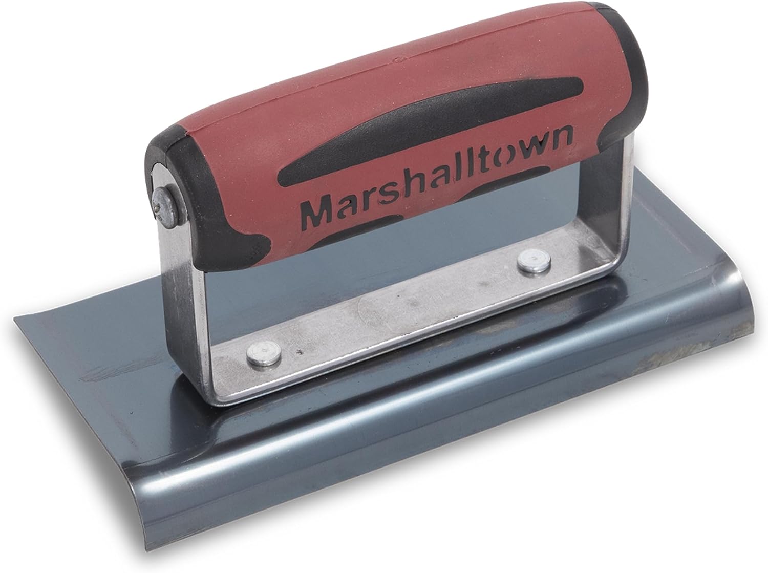MARSHALLTOWN Curved Concrete Edger, 6 x 4 Blue Steel Blade, 1/2 Lip x 3/8 Radius, Made In The USA, 156BD
