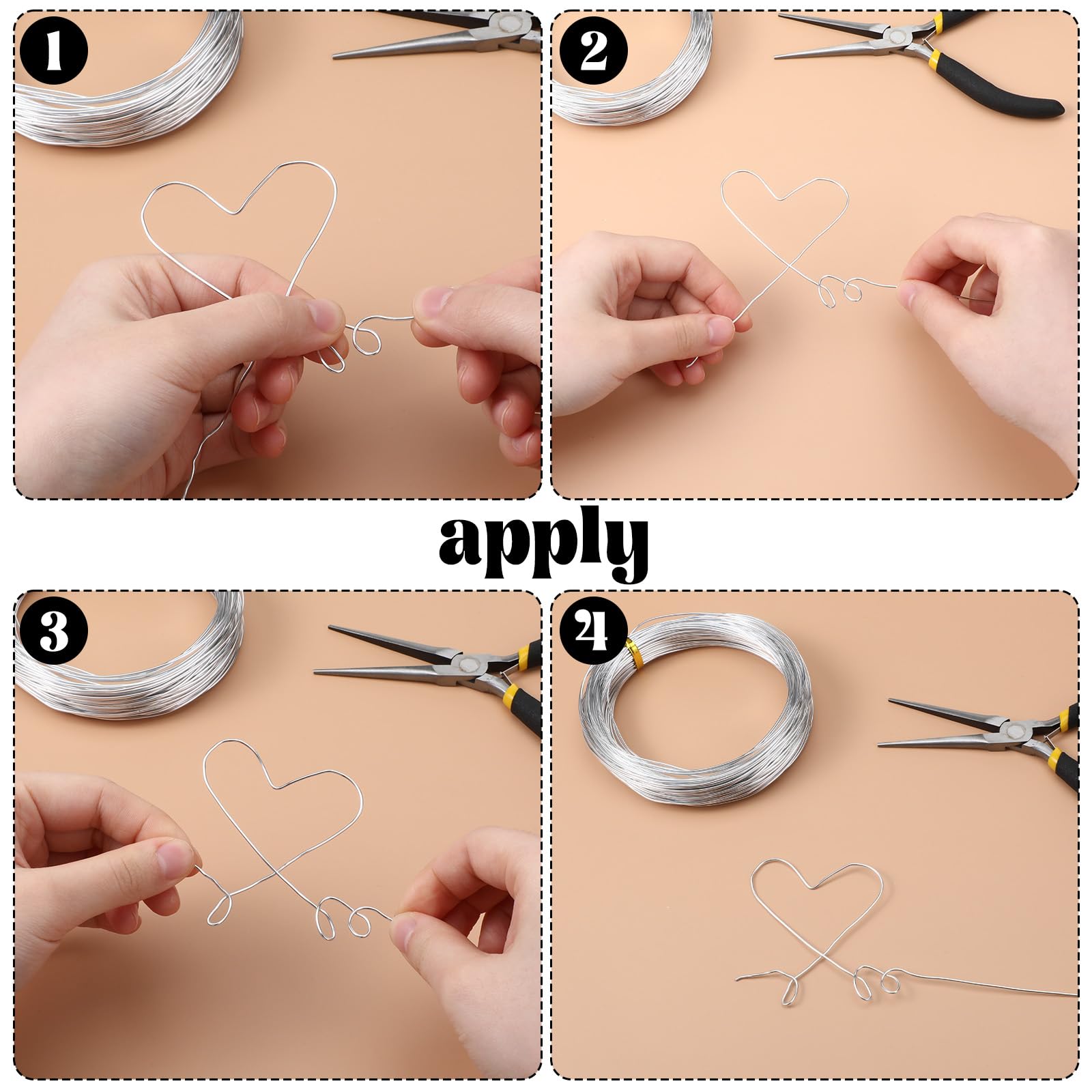 18 Gauge Wire for Crafting Aluminum Sculpting Wire for Crafts Armature Wires for Sculpting Silver Jewelry Wires for Beading DIF Floral Modeling, 1mm x 30 m - Image 4