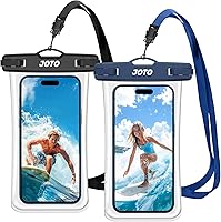Vista 1 de JOTO Funda impermeable para teléfono celular, bolsa seca transparente subacuática compatible con iPhone 13, 12, 11 Pro Max, XS, XR X 8, 7, 6S, azul