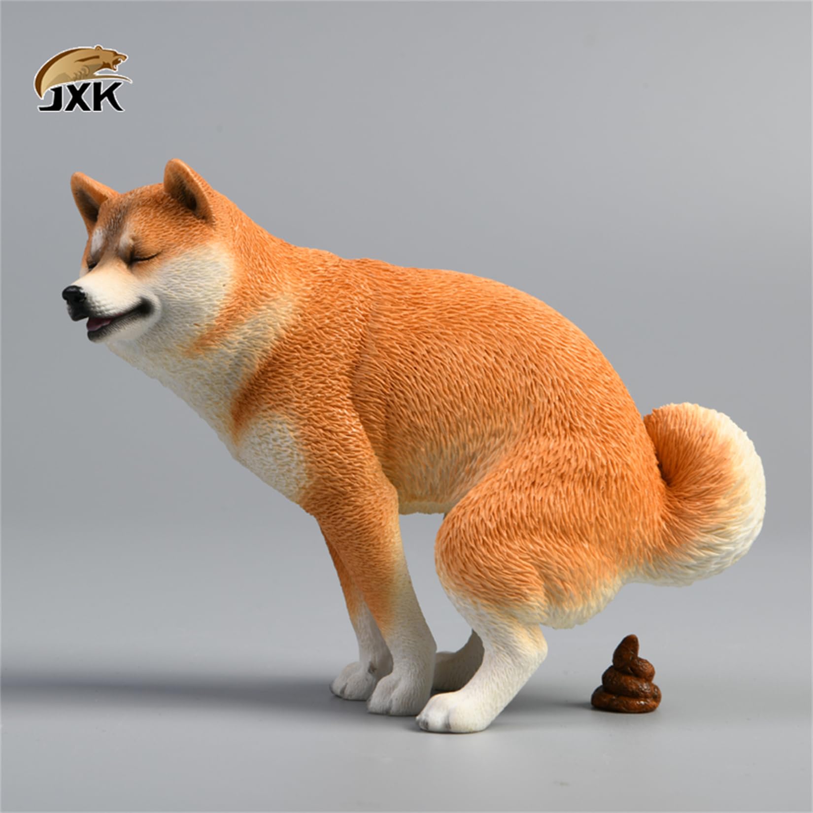 Amazon.co.jp: JXK 1:6 サイズ 柴犬 シバイヌ 滑稽 犬 動物 リアル