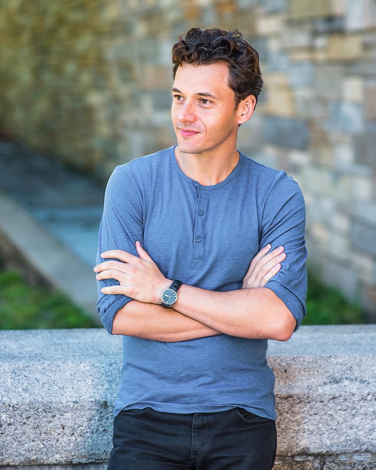 Liloak 4Pack Mens Henley T-Shirts,Multipack Henley Short Sleeve Shirts,3 Button Tee Shirts Multi Color,Classic Casual T Pack - Image 6