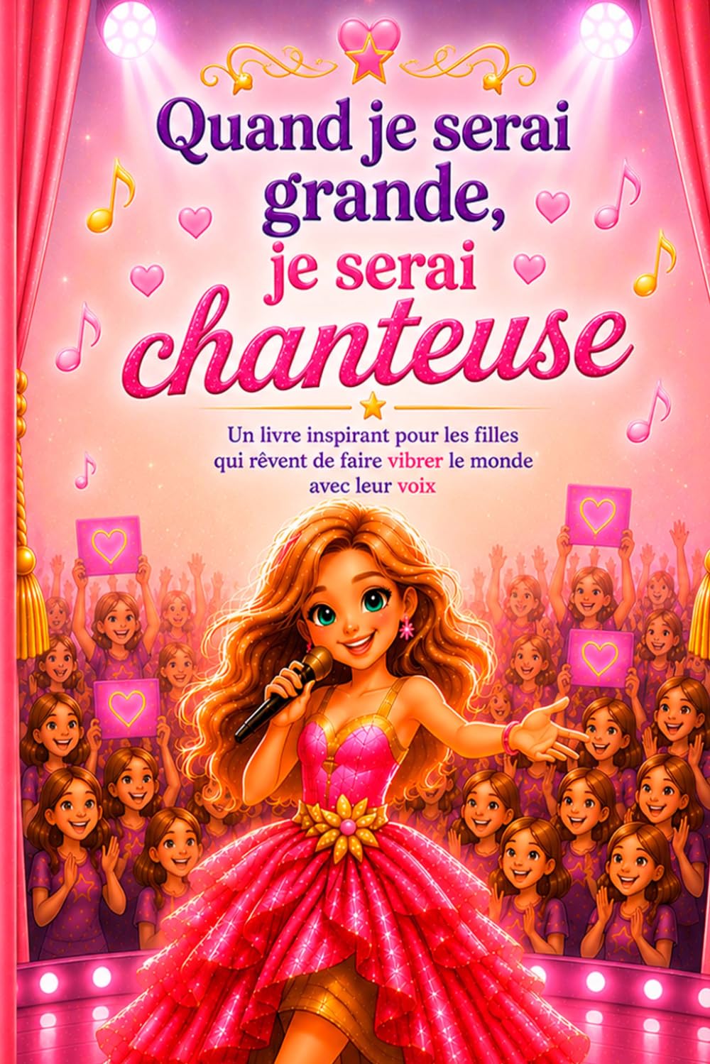 Quand je serai grande, je serai chanteuse: Un livre inspirant pour les filles qui rêvent de faire vibrer le monde avec leur voix
